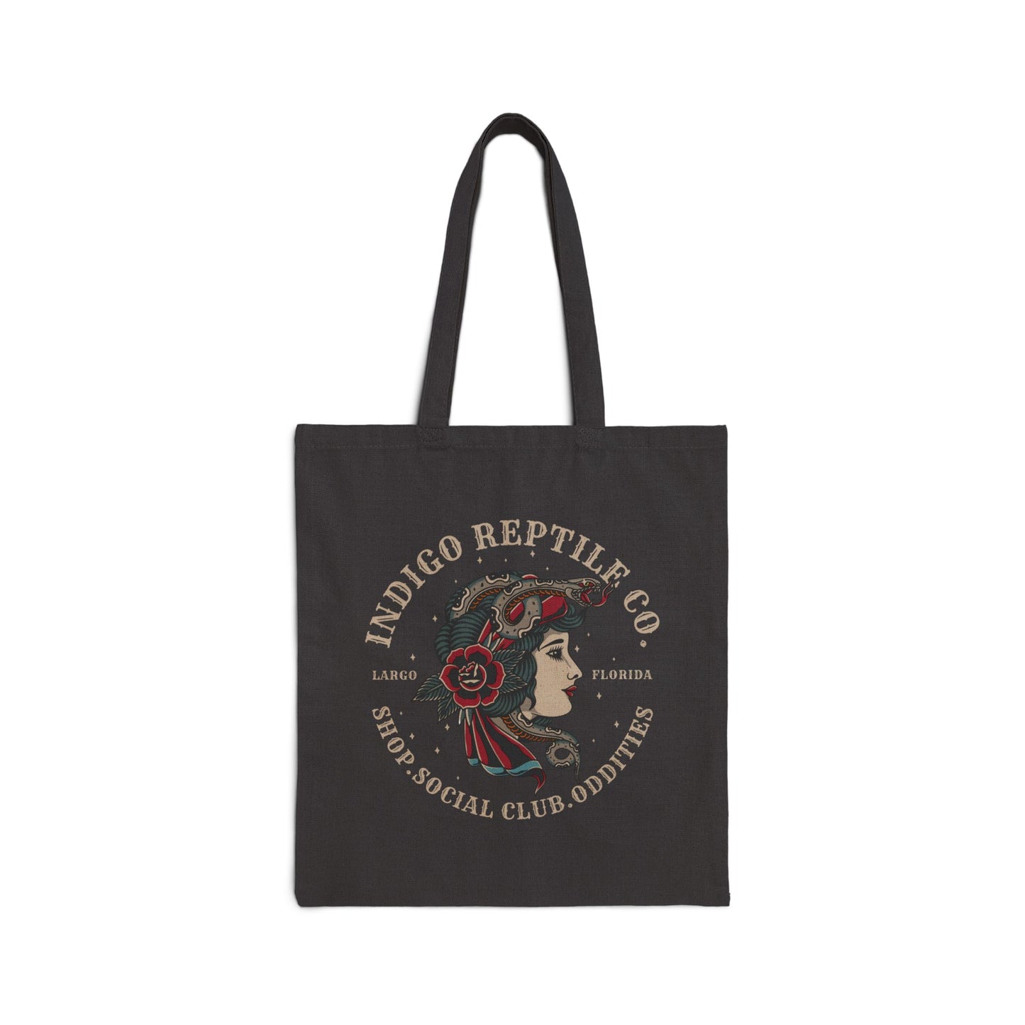 Tote Bag - Indigo Reptile Co. Logo