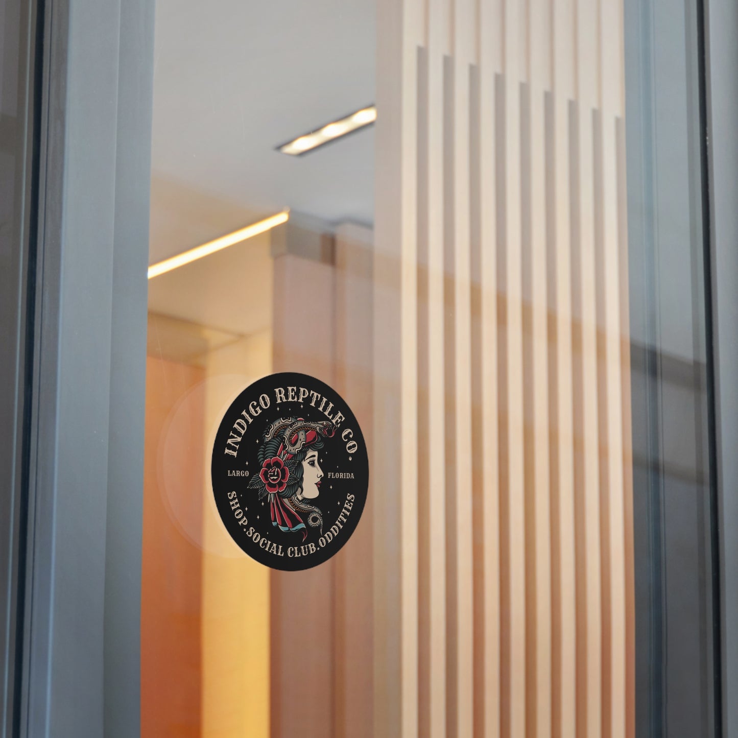 Vinyl Stickers - Indigo Reptile Company Logo