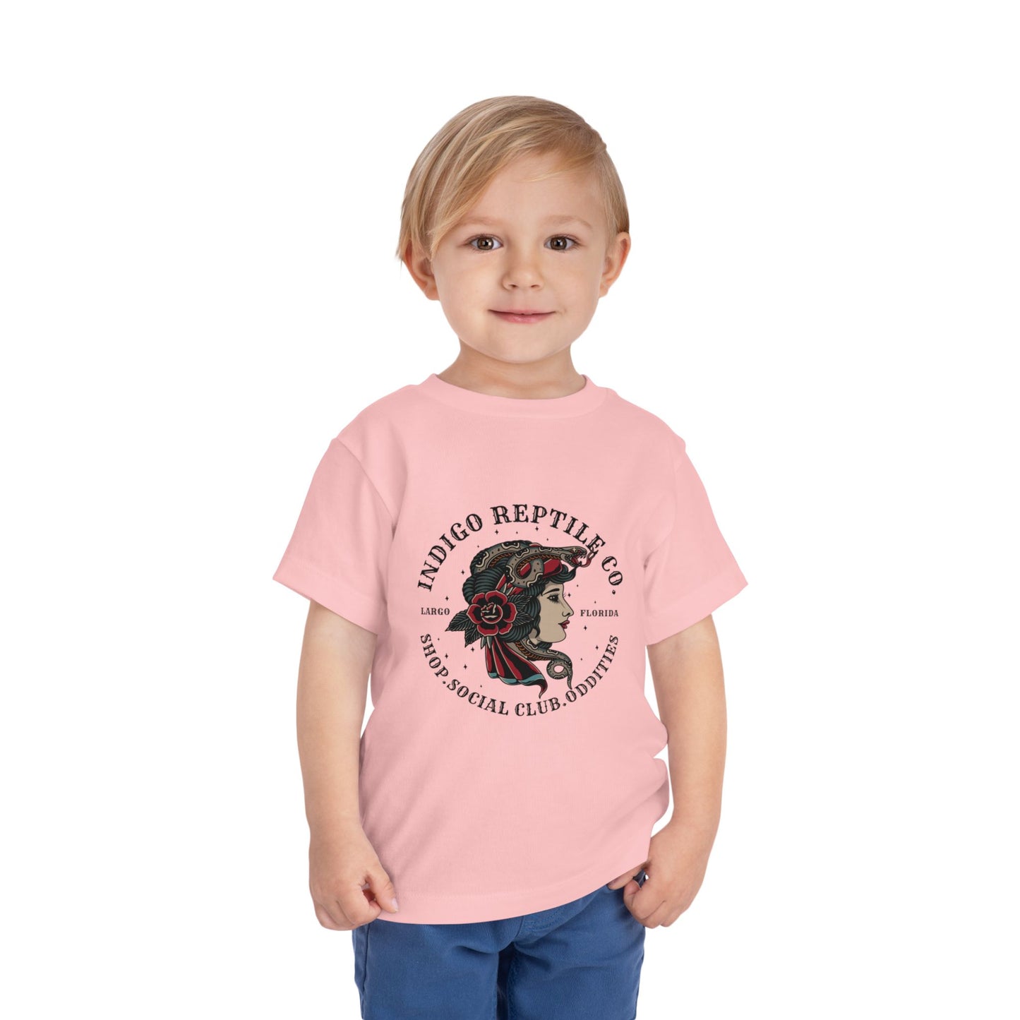 Toddler Tee - Indigo Reptile Co Logo