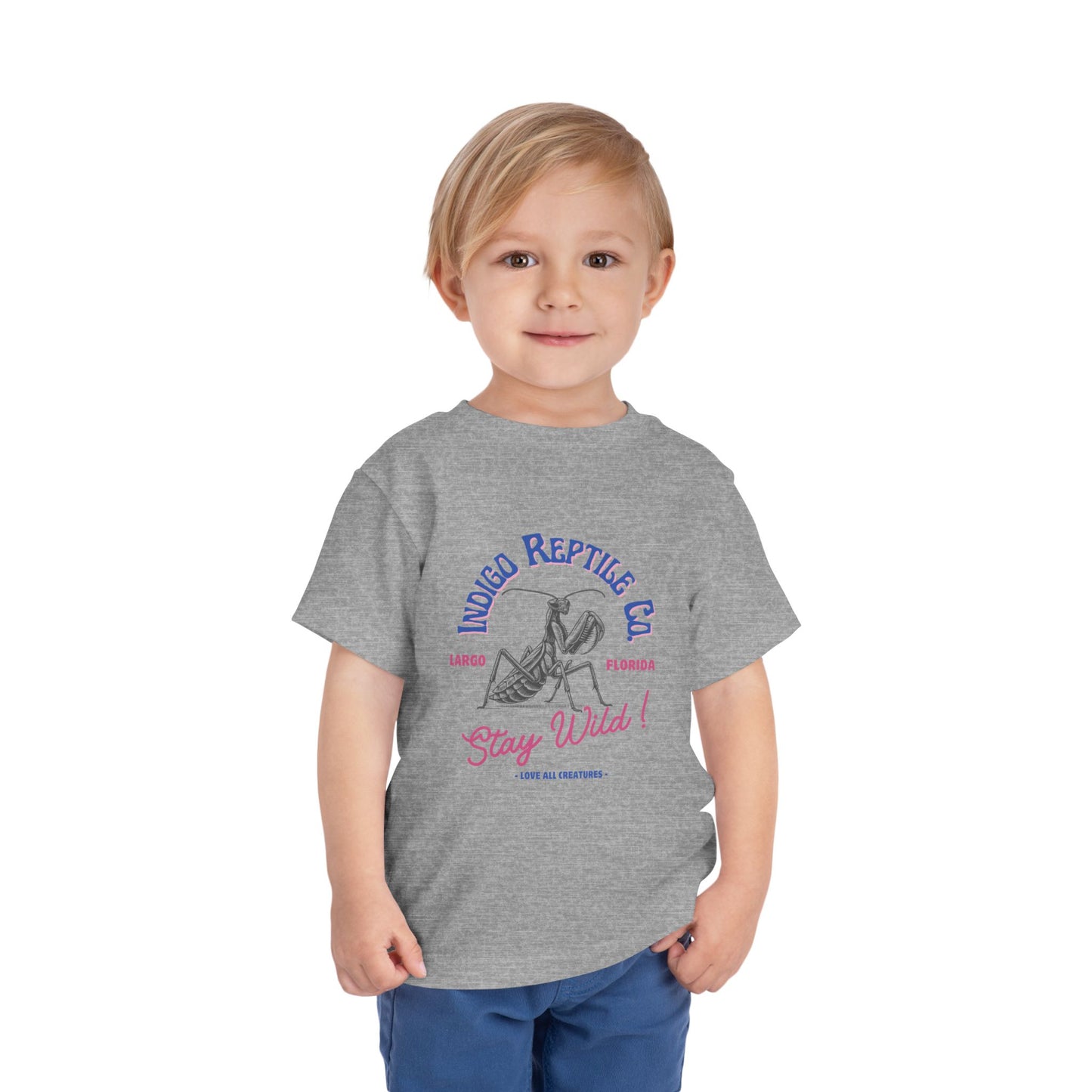 Toddler Tee - Stay Wild - Praying Mantis