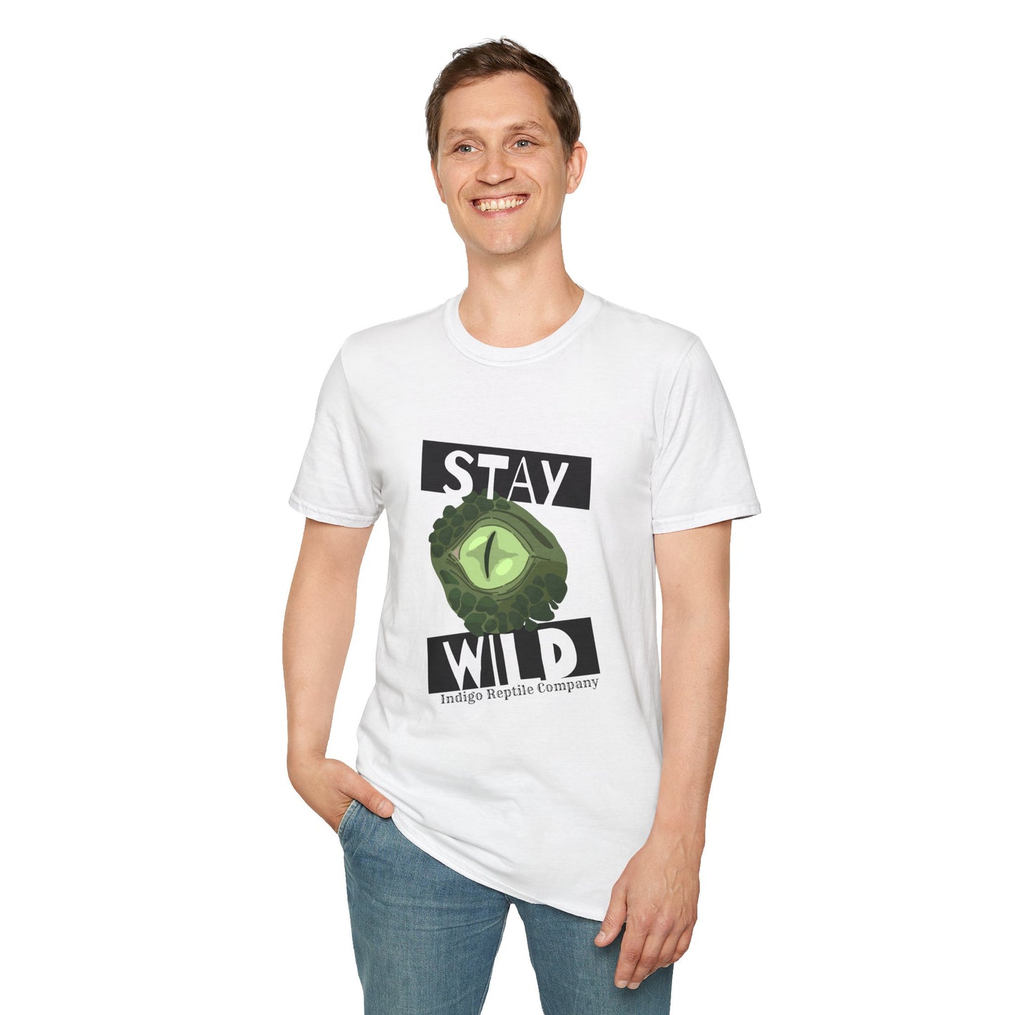 Adult - Unisex Tee - Stay Wild Reptile