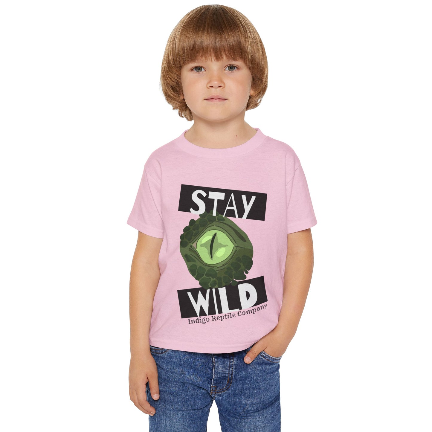 Toddler Tee - Indigo Reptile Co. - Stay Wild Shirt for Reptile Lovers