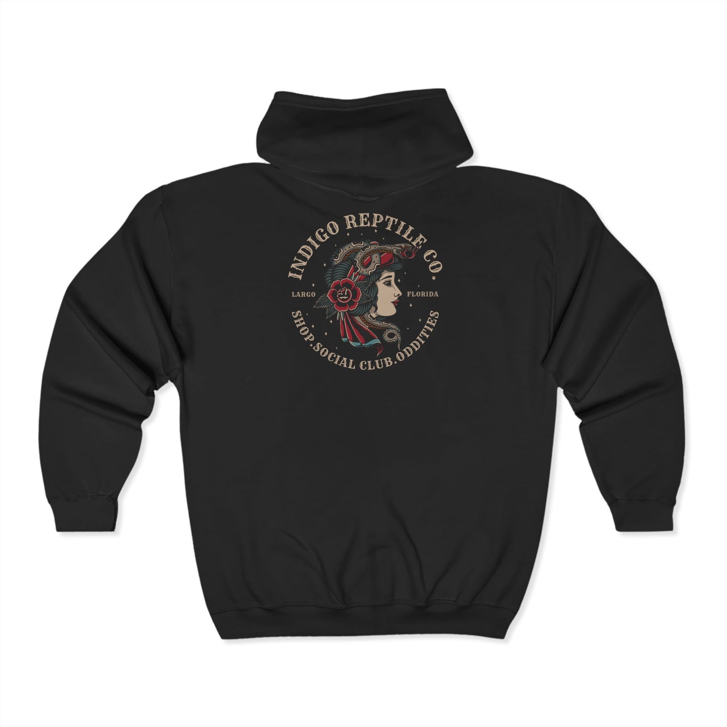 Logo Hoodie - Indigo Reptile Co Sweatshirt