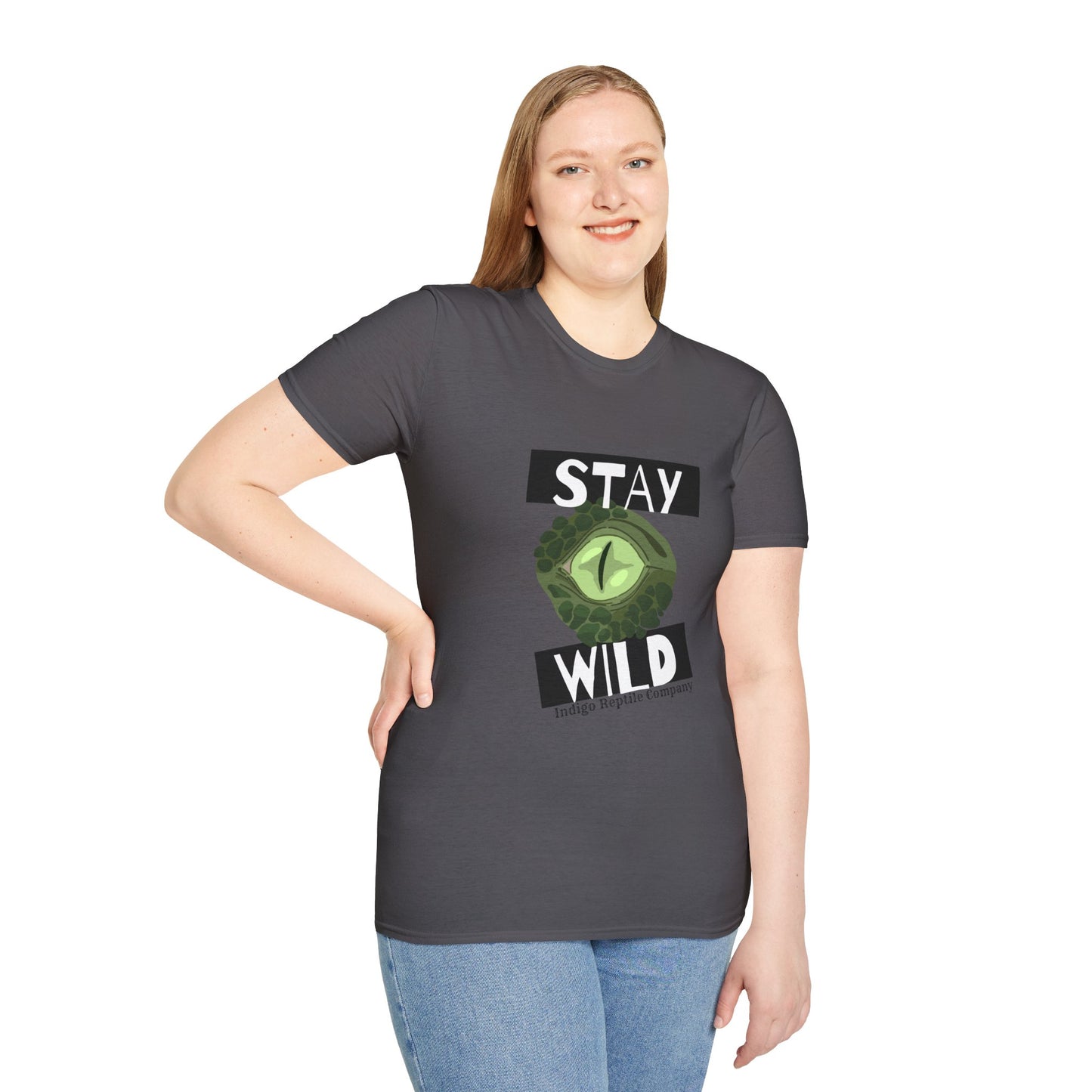Adult - Unisex Tee - Stay Wild Reptile