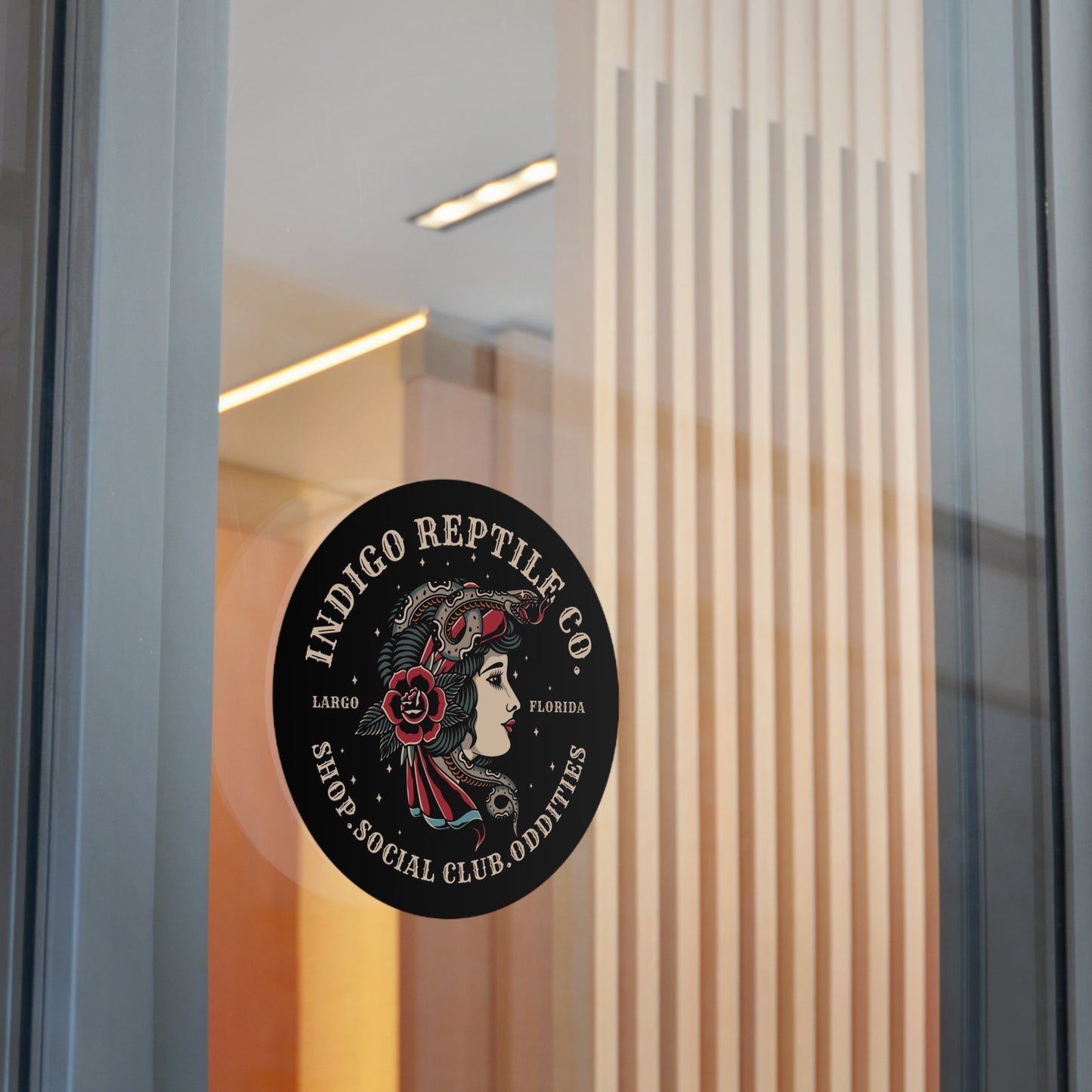 Vinyl Stickers - Indigo Reptile Company Logo