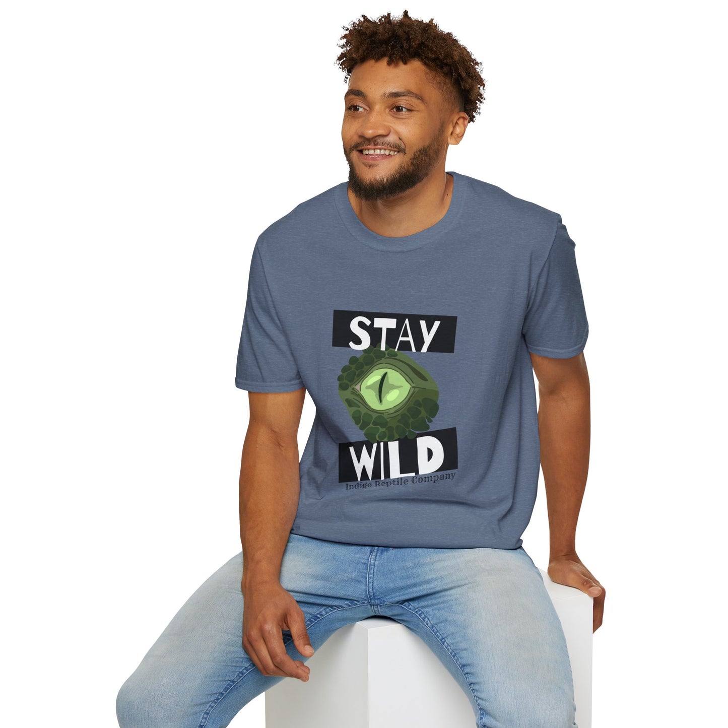 Adult - Unisex Tee - Stay Wild Reptile