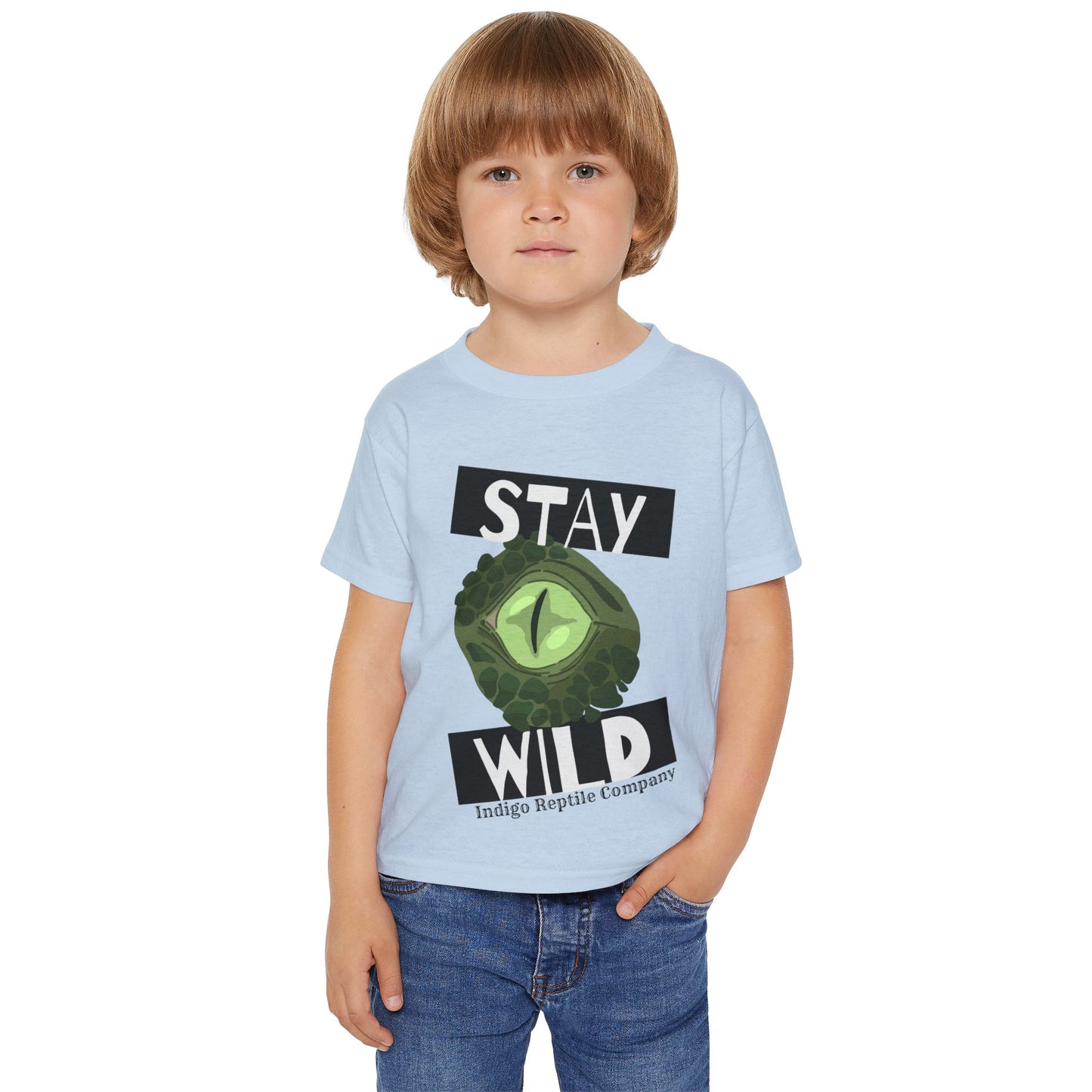 Toddler Tee - Indigo Reptile Co. - Stay Wild Shirt for Reptile Lovers