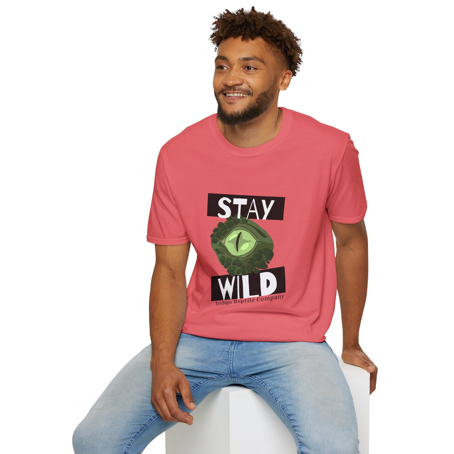 Adult - Unisex Tee - Stay Wild Reptile