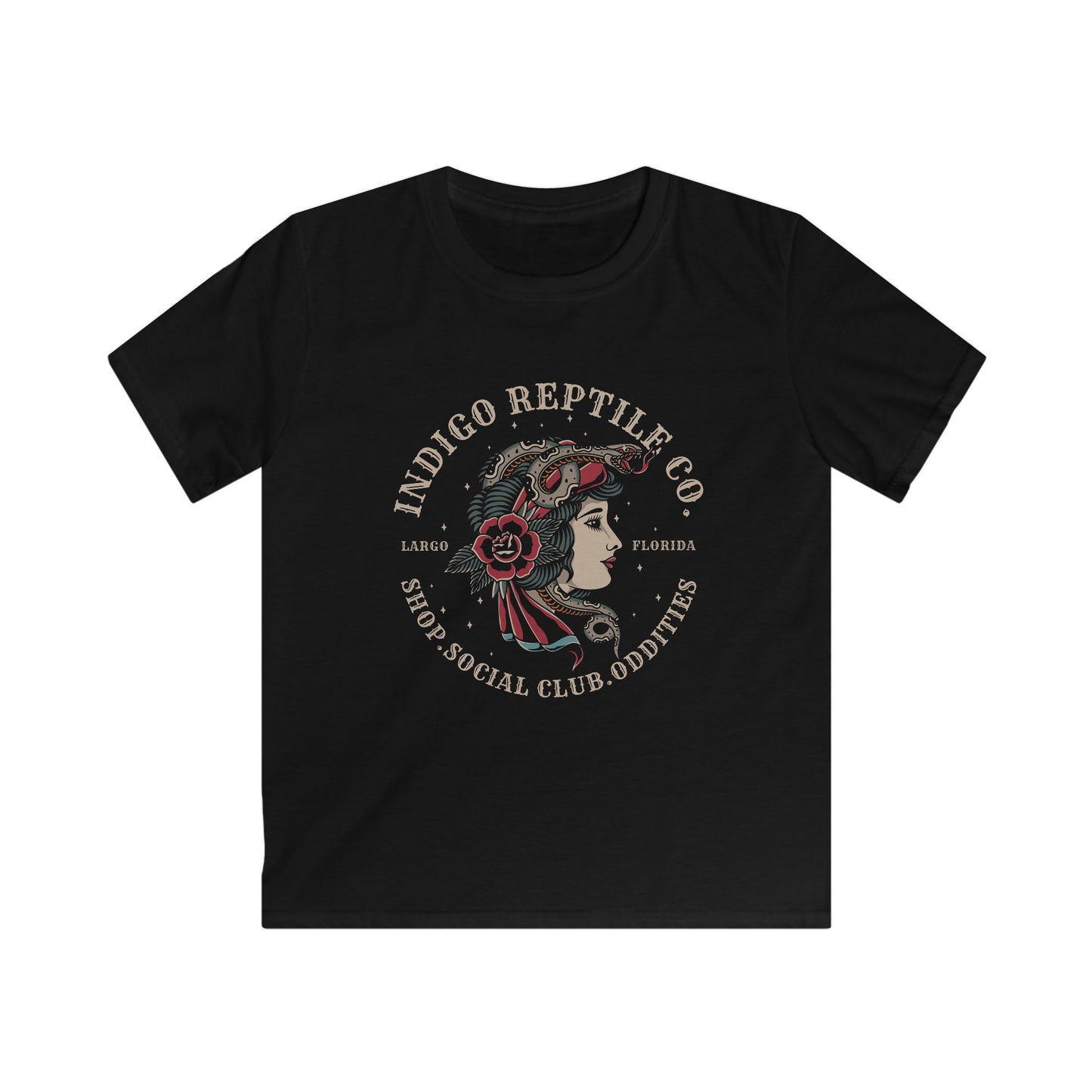Kids Tee - Indigo Reptile Logo Shirt