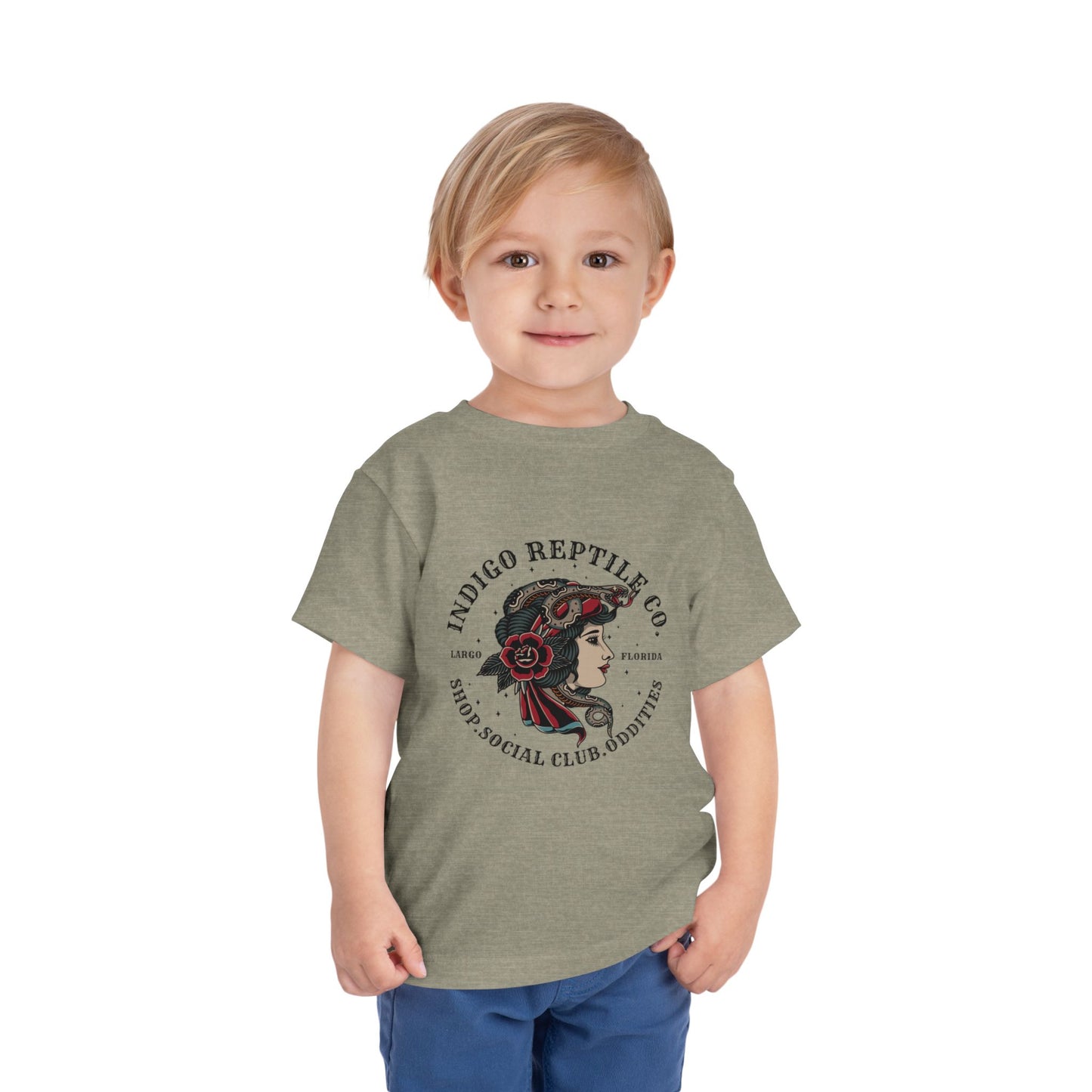 Toddler Tee - Indigo Reptile Co Logo