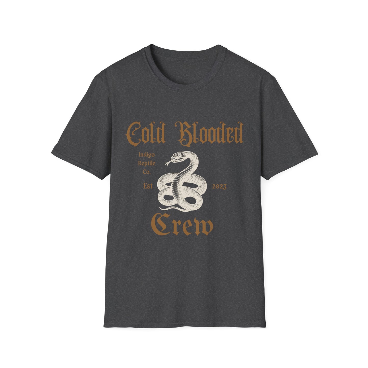 Adult - Unisex Tee - Indigo Reptile Co. - Cold Blooded Crew