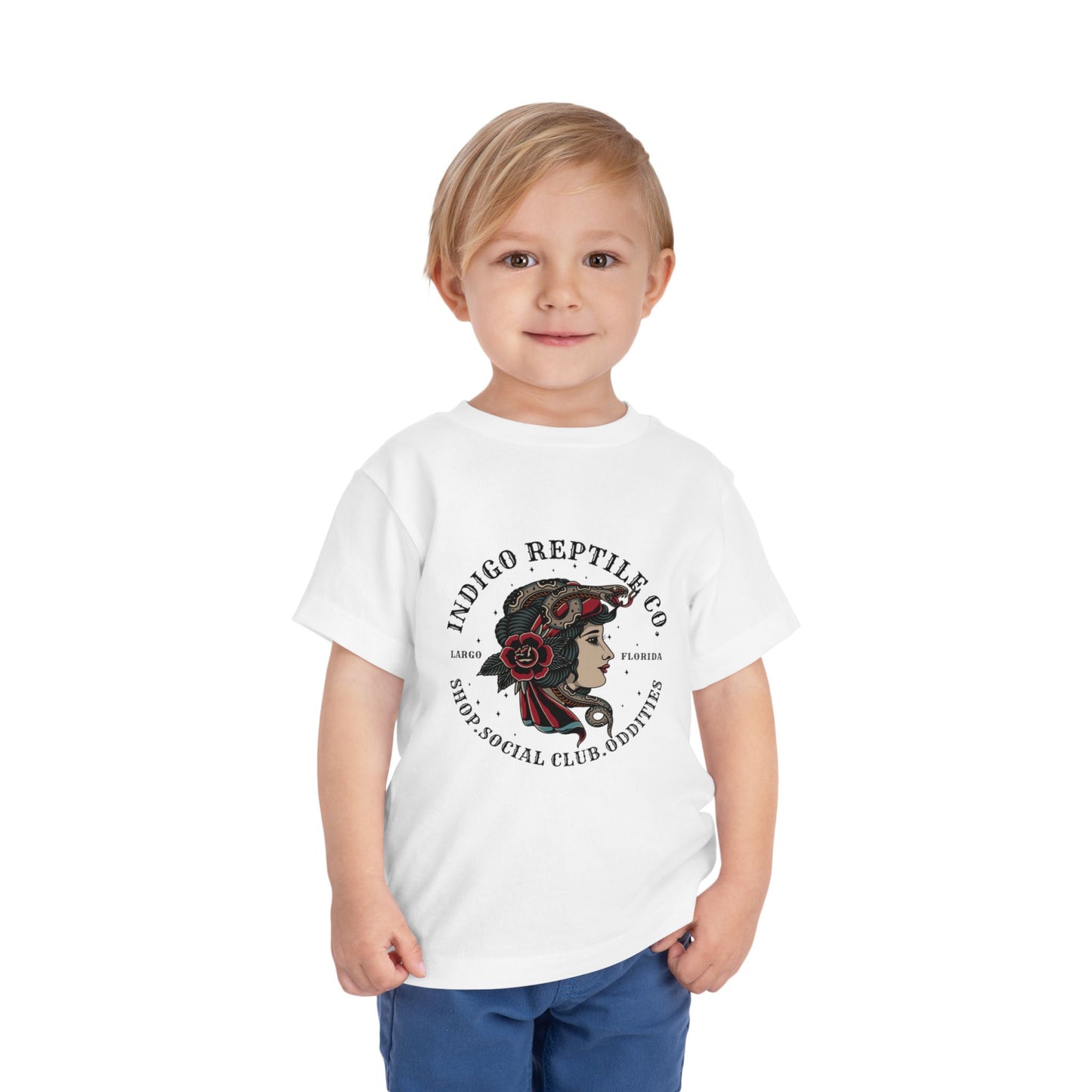 Toddler Tee - Indigo Reptile Co Logo