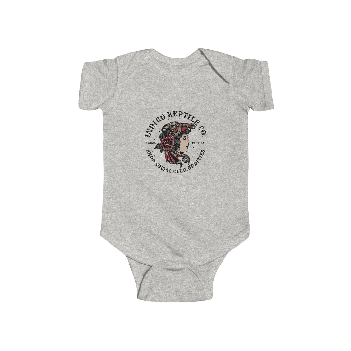 Onesie - Indigo Reptile Co. logo