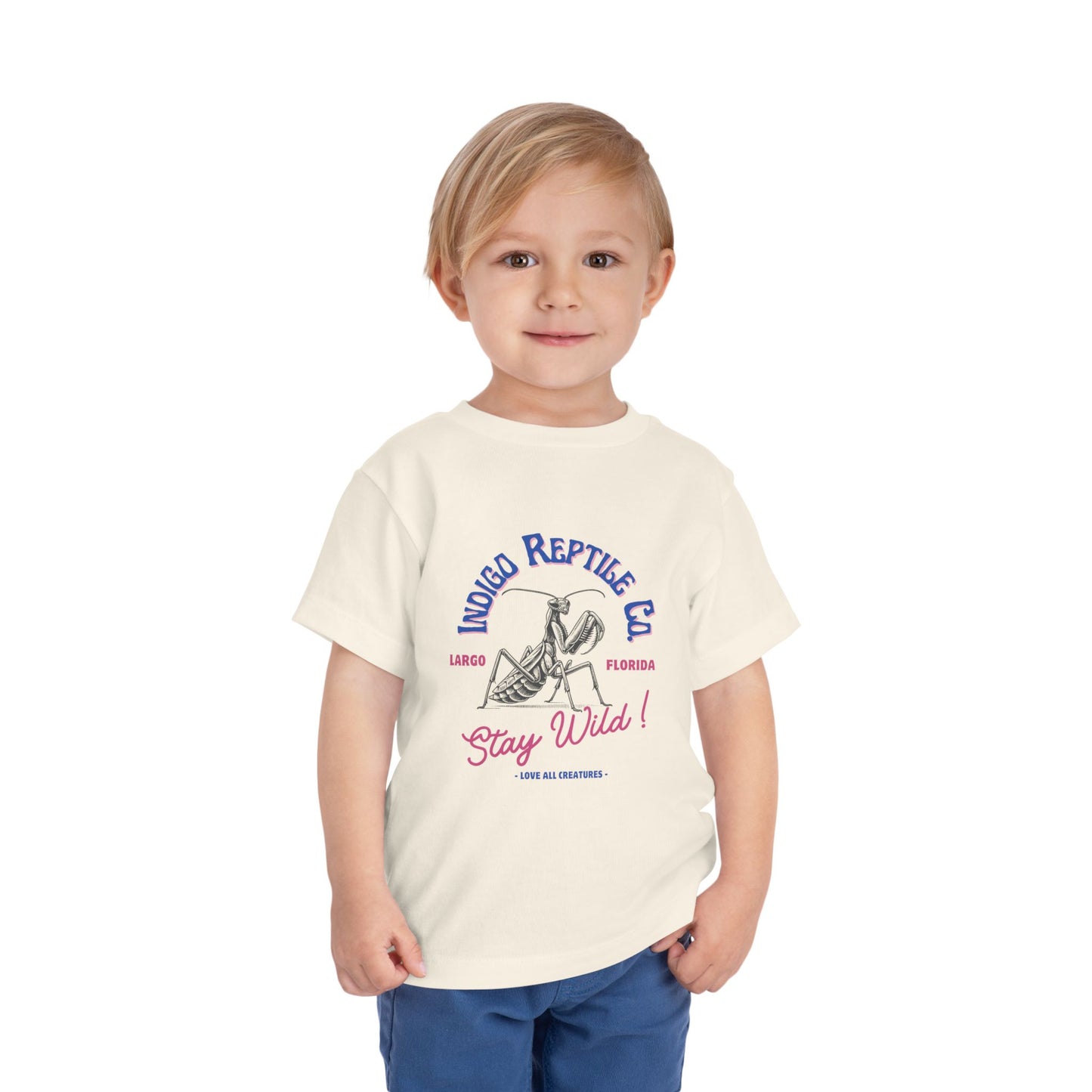 Toddler Tee - Stay Wild - Praying Mantis
