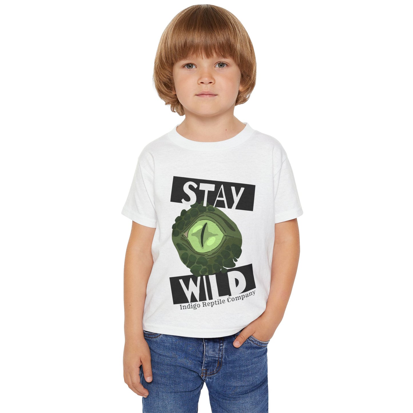 Toddler Tee - Indigo Reptile Co. - Stay Wild Shirt for Reptile Lovers