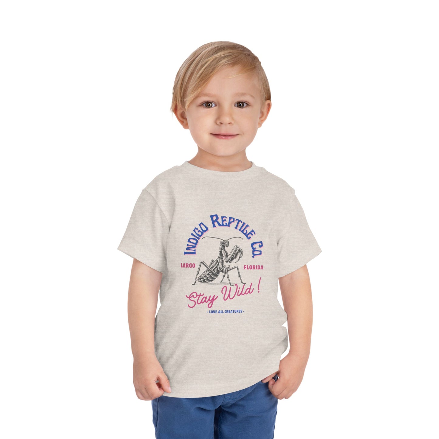 Toddler Tee - Stay Wild - Praying Mantis