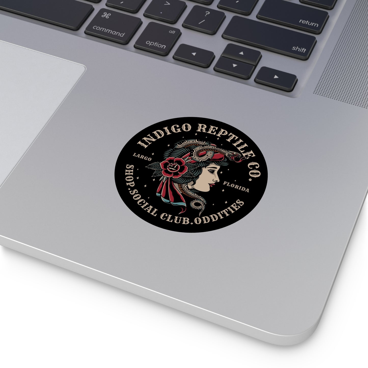 Vinyl Stickers - Indigo Reptile Company Logo