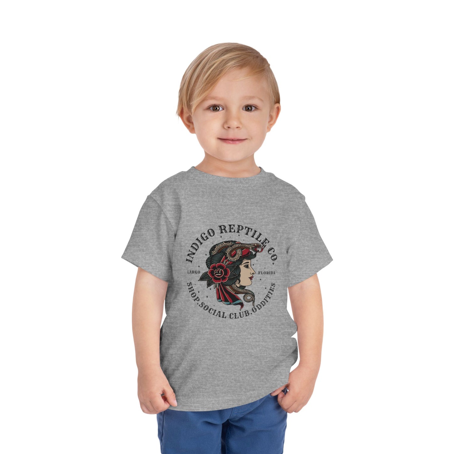 Toddler Tee - Indigo Reptile Co Logo