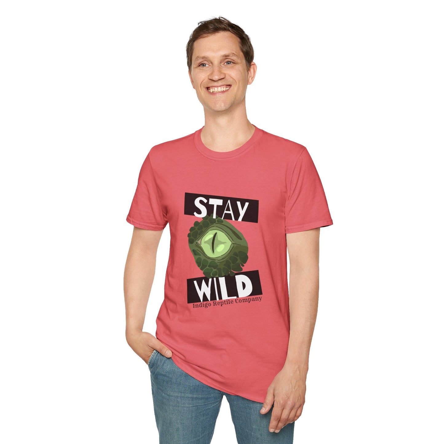 Adult - Unisex Tee - Stay Wild Reptile