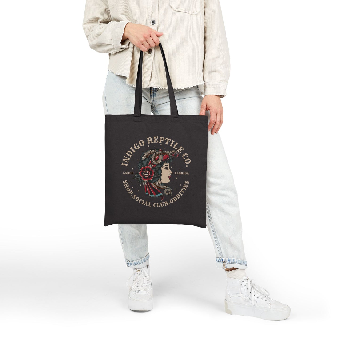Tote Bag - Indigo Reptile Co. Logo