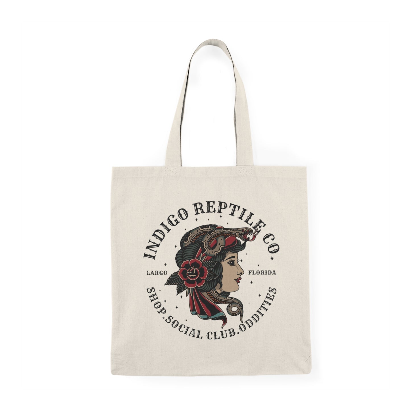 Tote Bag - Indigo Reptile Co. Logo