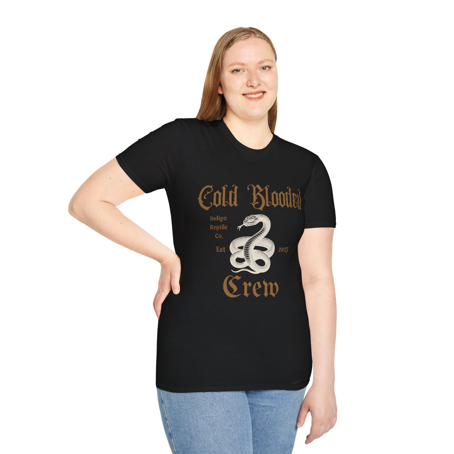 Adult - Unisex Tee - Indigo Reptile Co. - Cold Blooded Crew