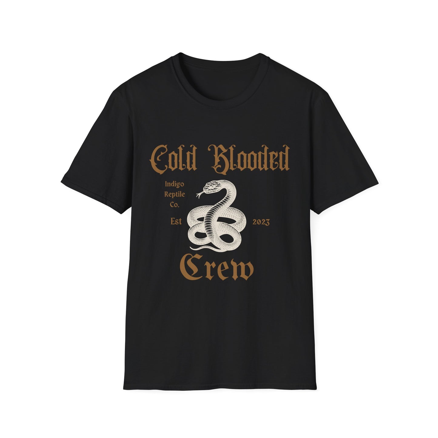 Adult - Unisex Tee - Indigo Reptile Co. - Cold Blooded Crew