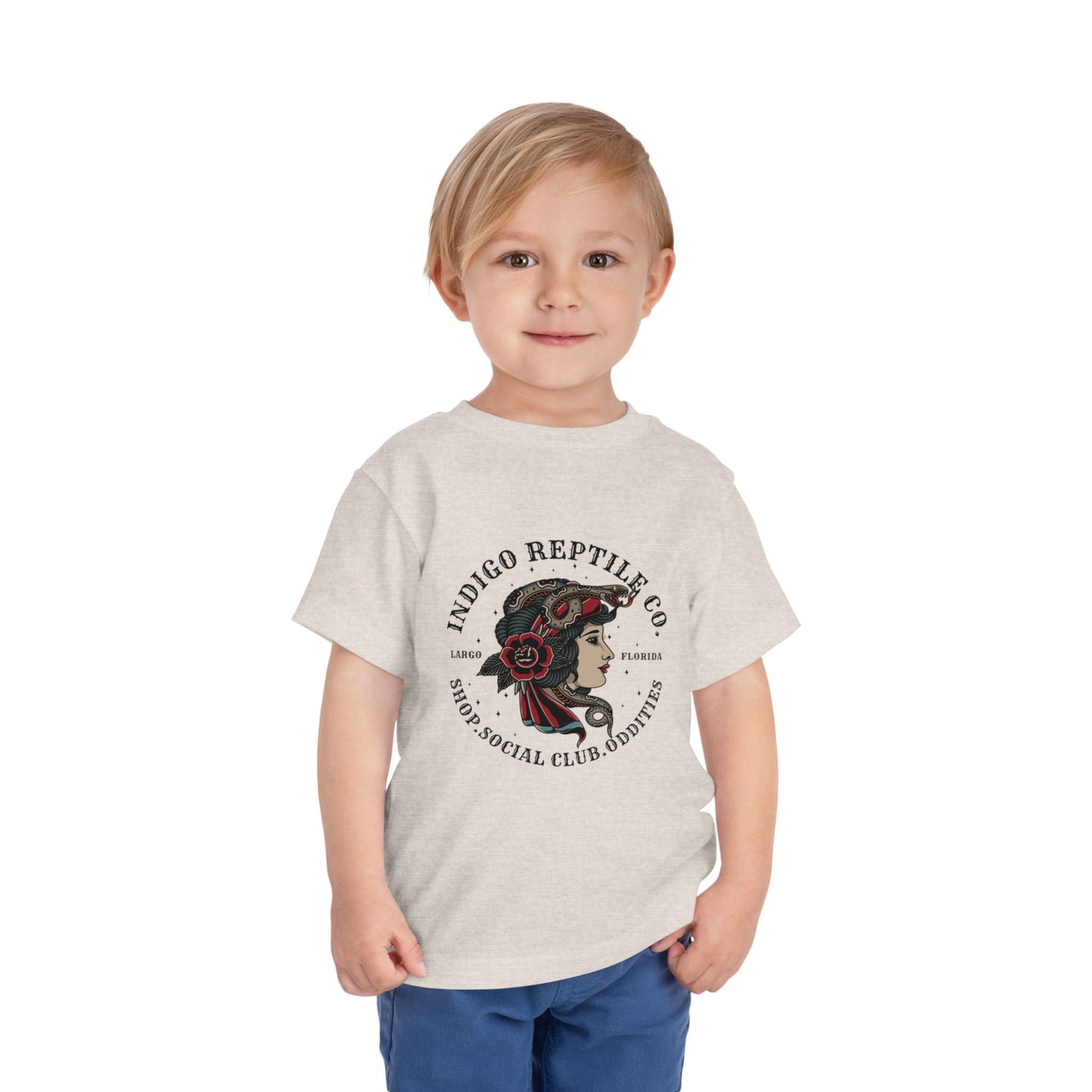 Toddler Tee - Indigo Reptile Co Logo