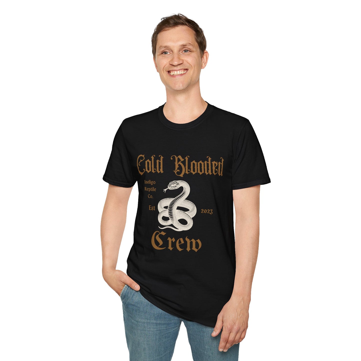 Adult - Unisex Tee - Indigo Reptile Co. - Cold Blooded Crew