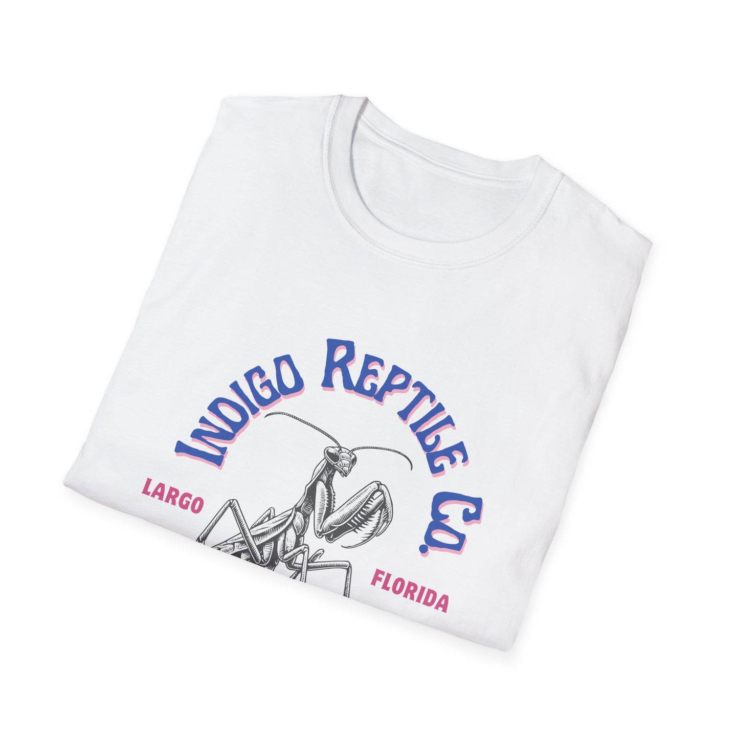 Unisex T-Shirt Indigo Reptile Co Stay Wild Praying Mantis Tee