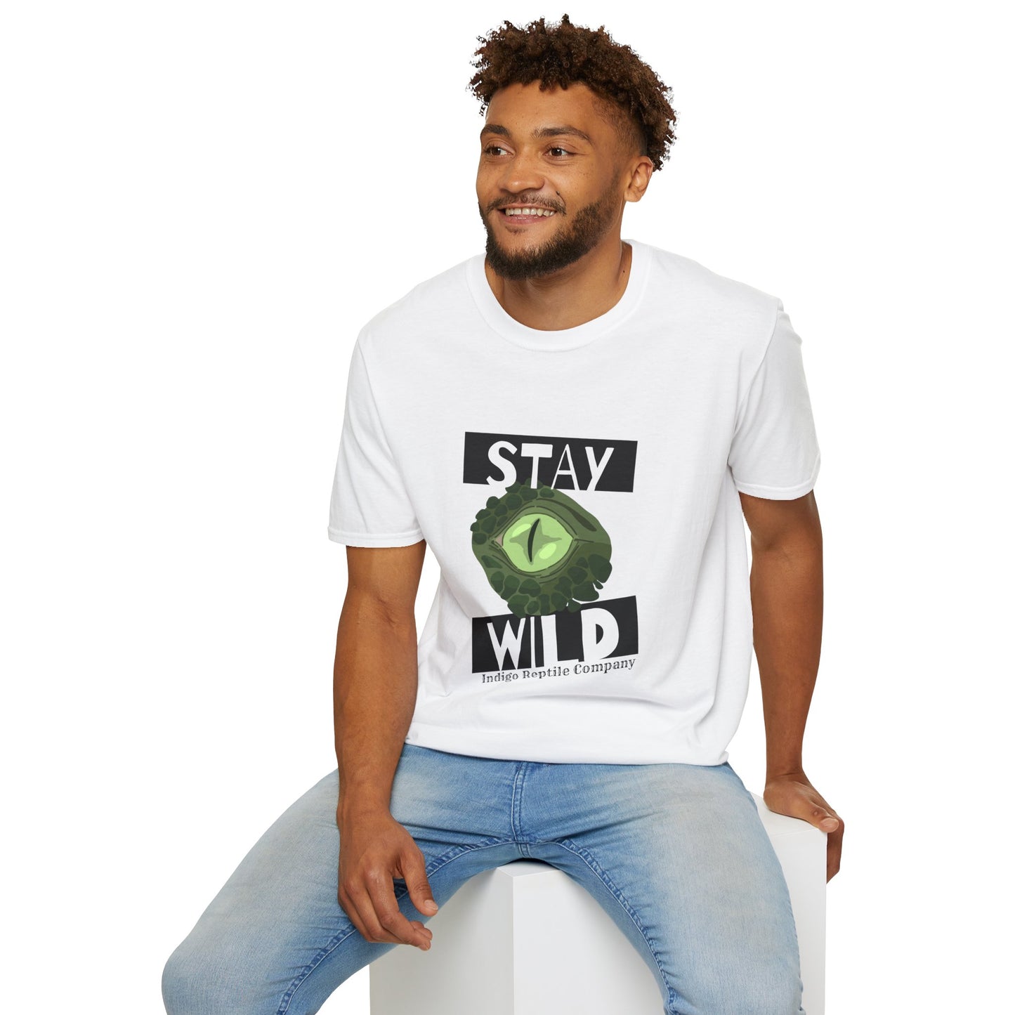 Adult - Unisex Tee - Stay Wild Reptile