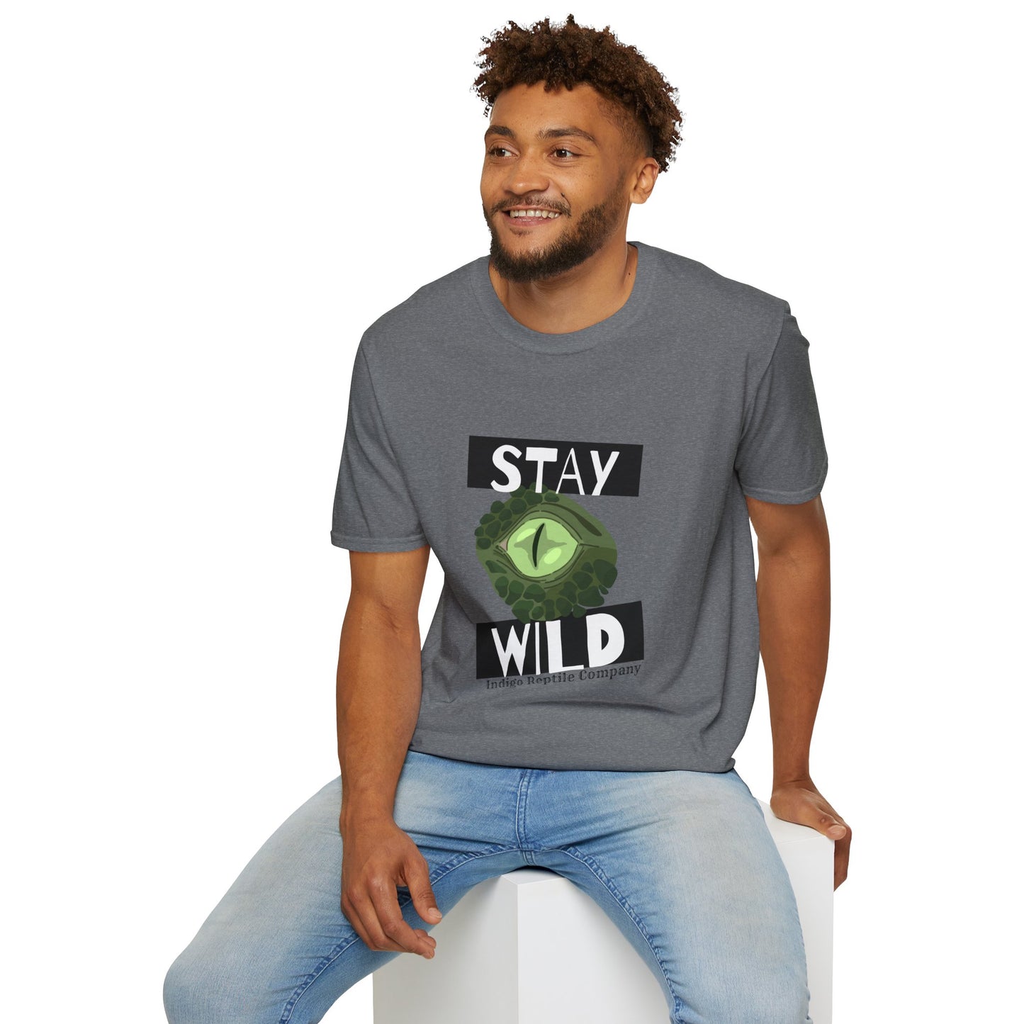 Adult - Unisex Tee - Stay Wild Reptile