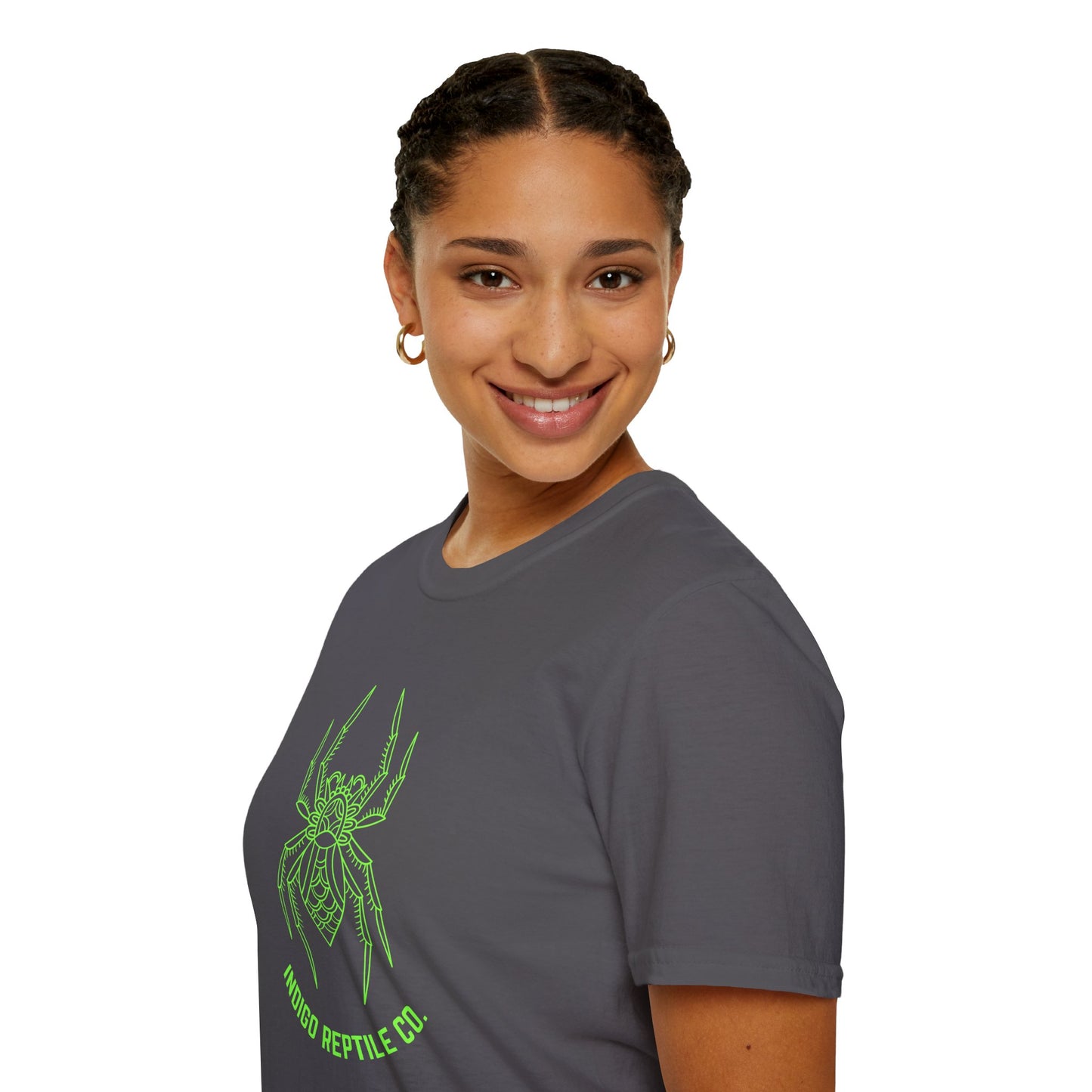 Adult - Unisex Tee - Green Tarantula