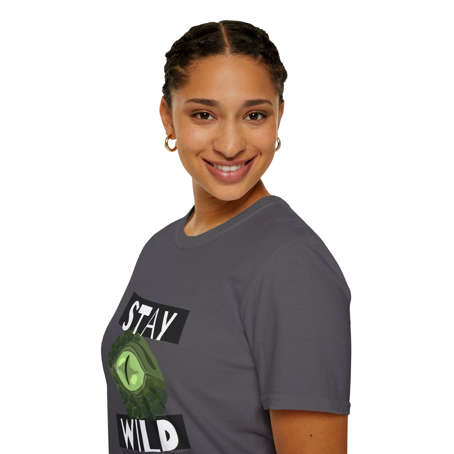 Adult - Unisex Tee - Stay Wild Reptile