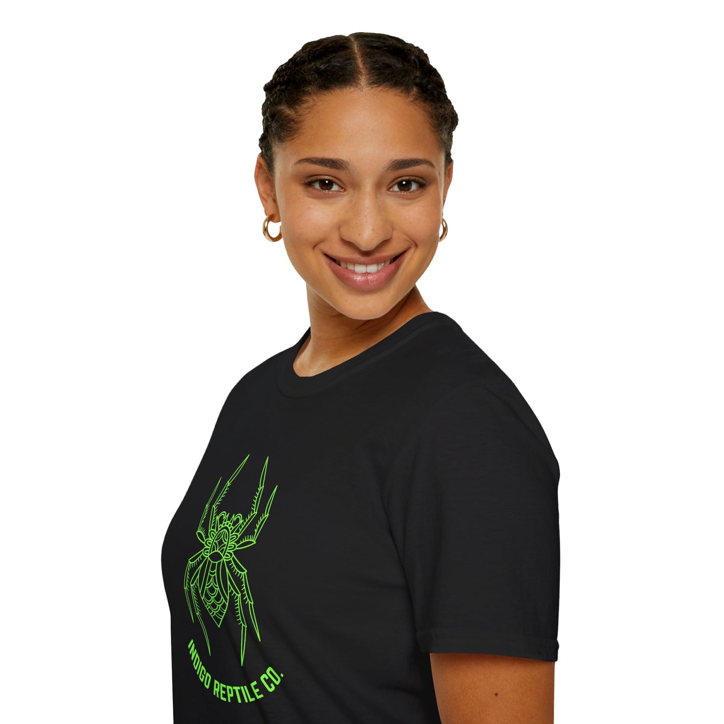 Adult - Unisex Tee - Green Tarantula