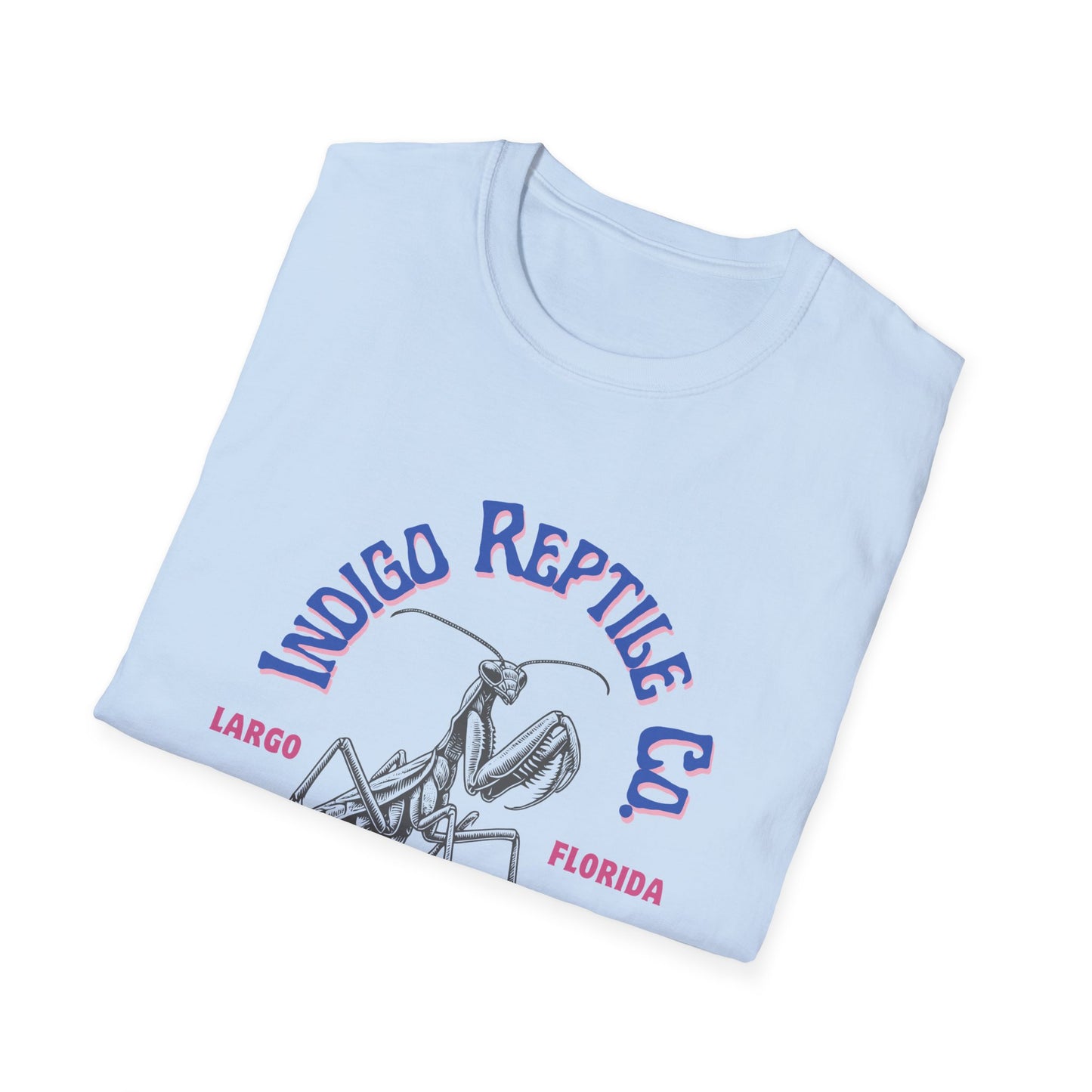 Unisex T-Shirt Indigo Reptile Co Stay Wild Praying Mantis Tee