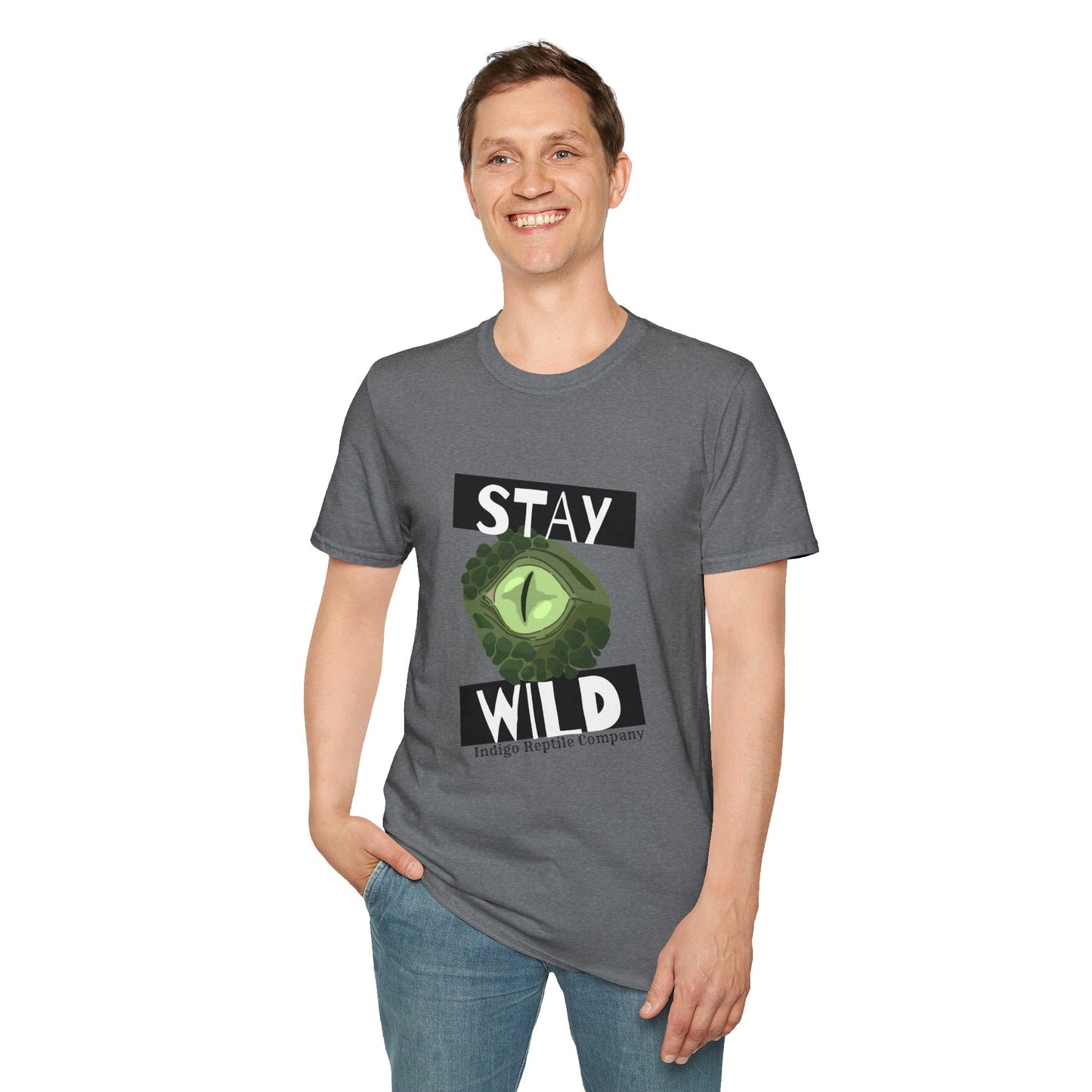 Adult - Unisex Tee - Stay Wild Reptile