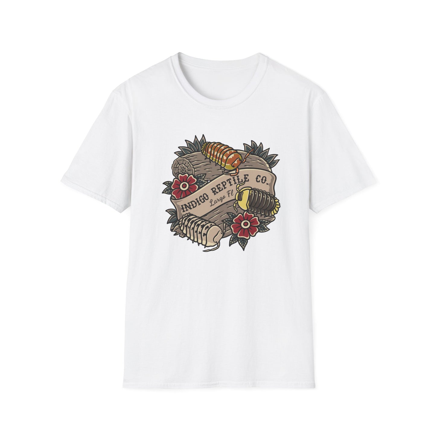 Indigo Reptile Co. Isopod Design T-Shirt
