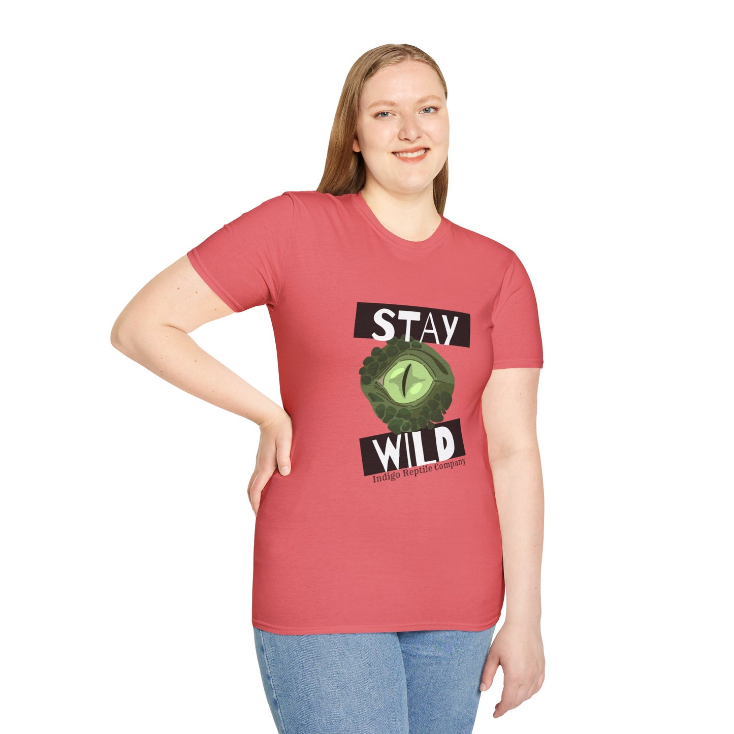 Adult - Unisex Tee - Stay Wild Reptile