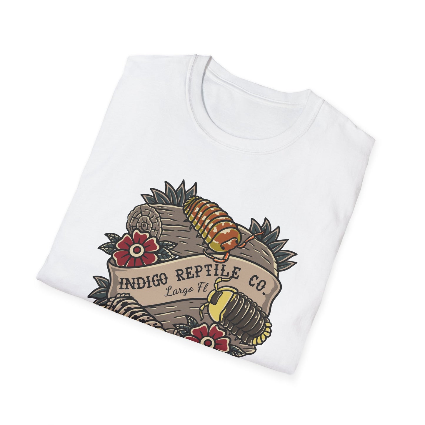 Indigo Reptile Co. Isopod Design T-Shirt
