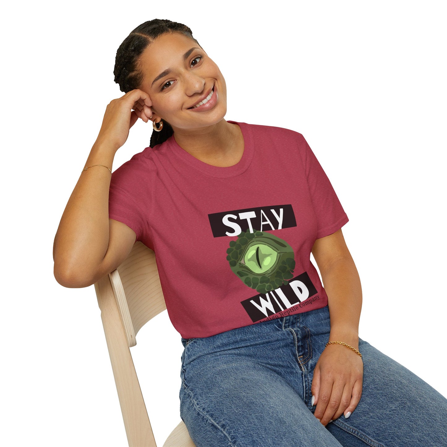 Adult - Unisex Tee - Stay Wild Reptile