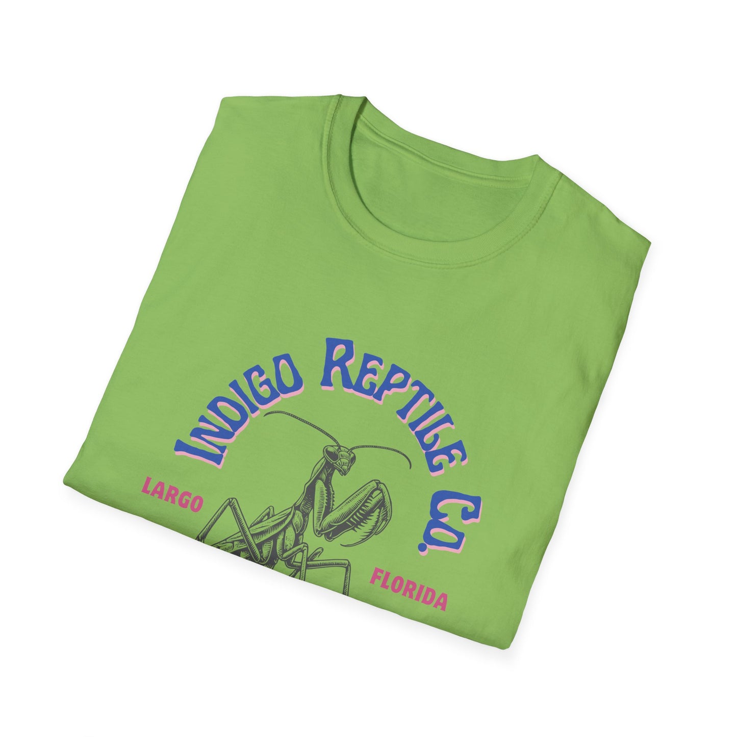 Unisex T-Shirt Indigo Reptile Co Stay Wild Praying Mantis Tee