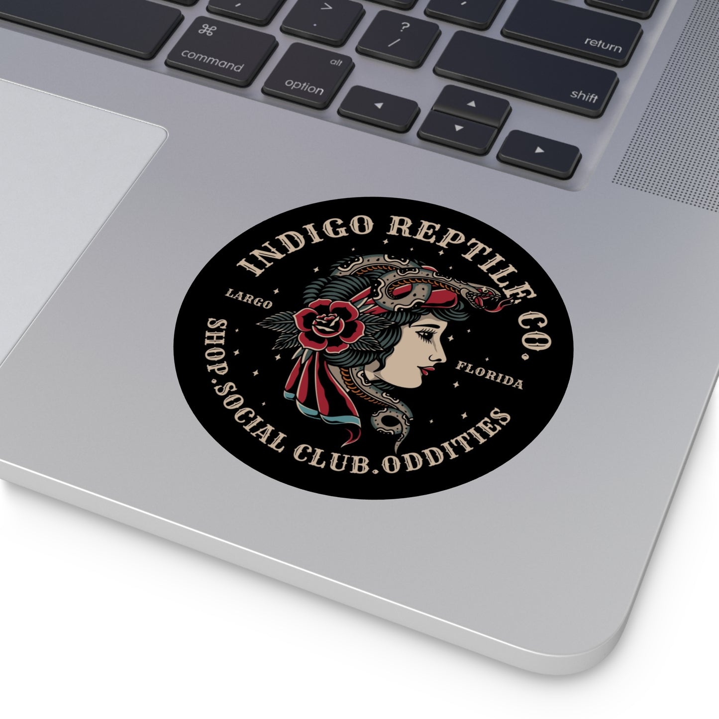 Vinyl Stickers - Indigo Reptile Company Logo