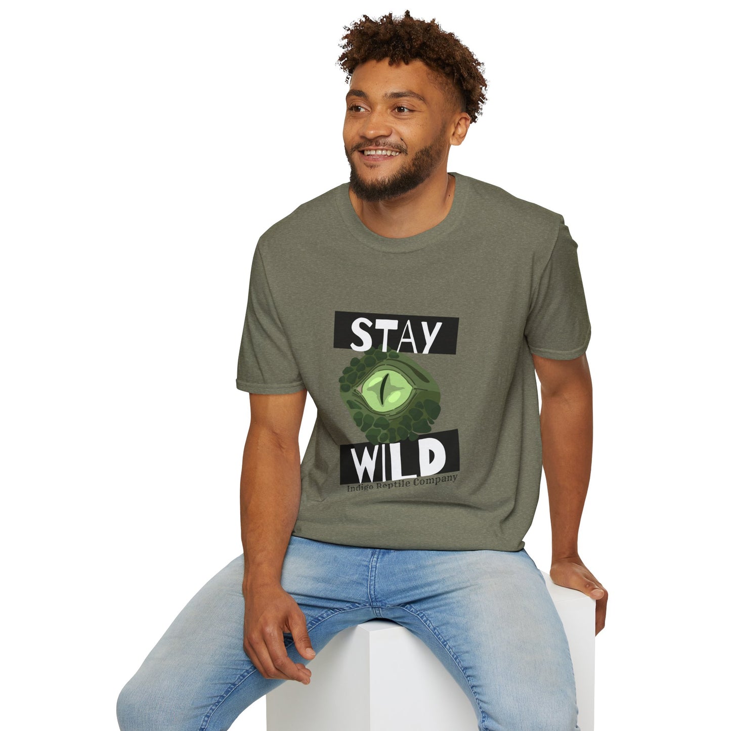 Adult - Unisex Tee - Stay Wild Reptile