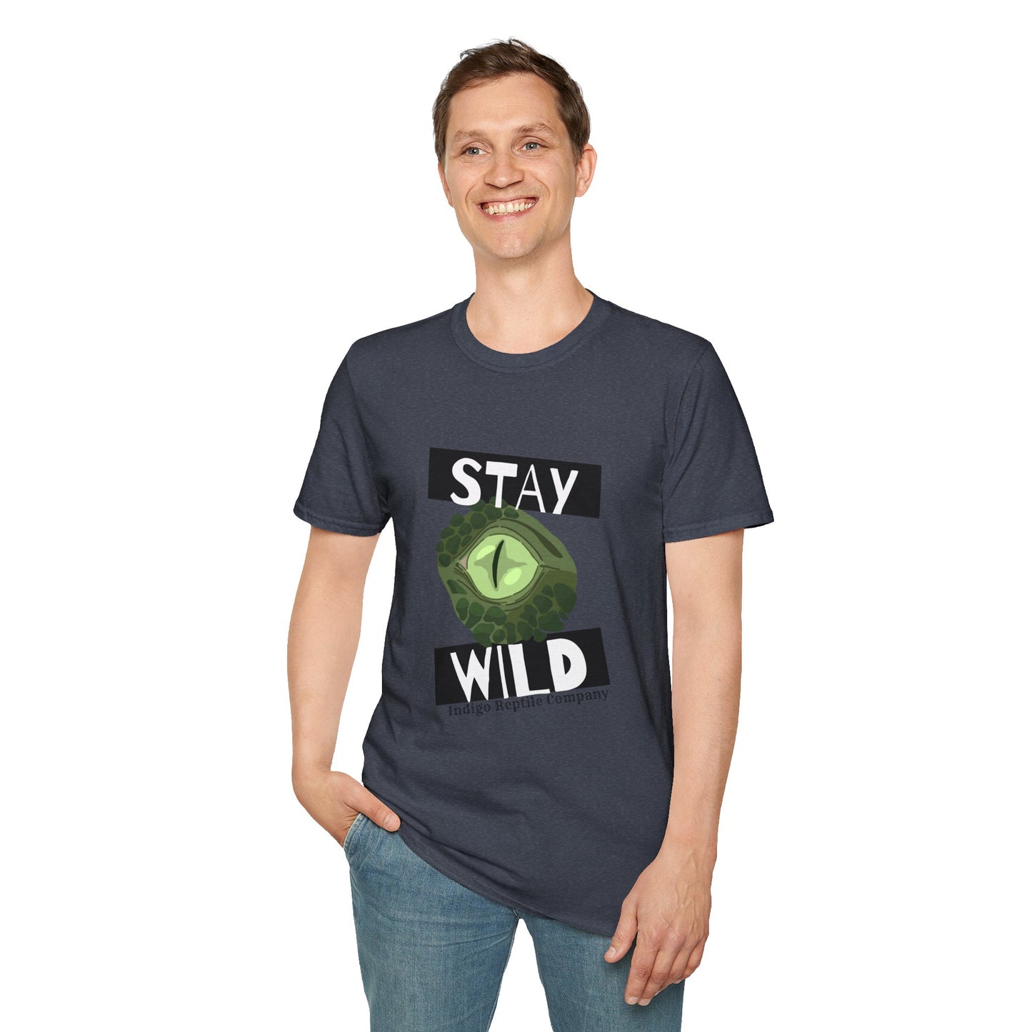 Adult - Unisex Tee - Stay Wild Reptile