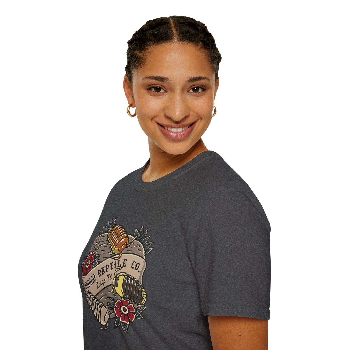 Indigo Reptile Co. Isopod Design T-Shirt