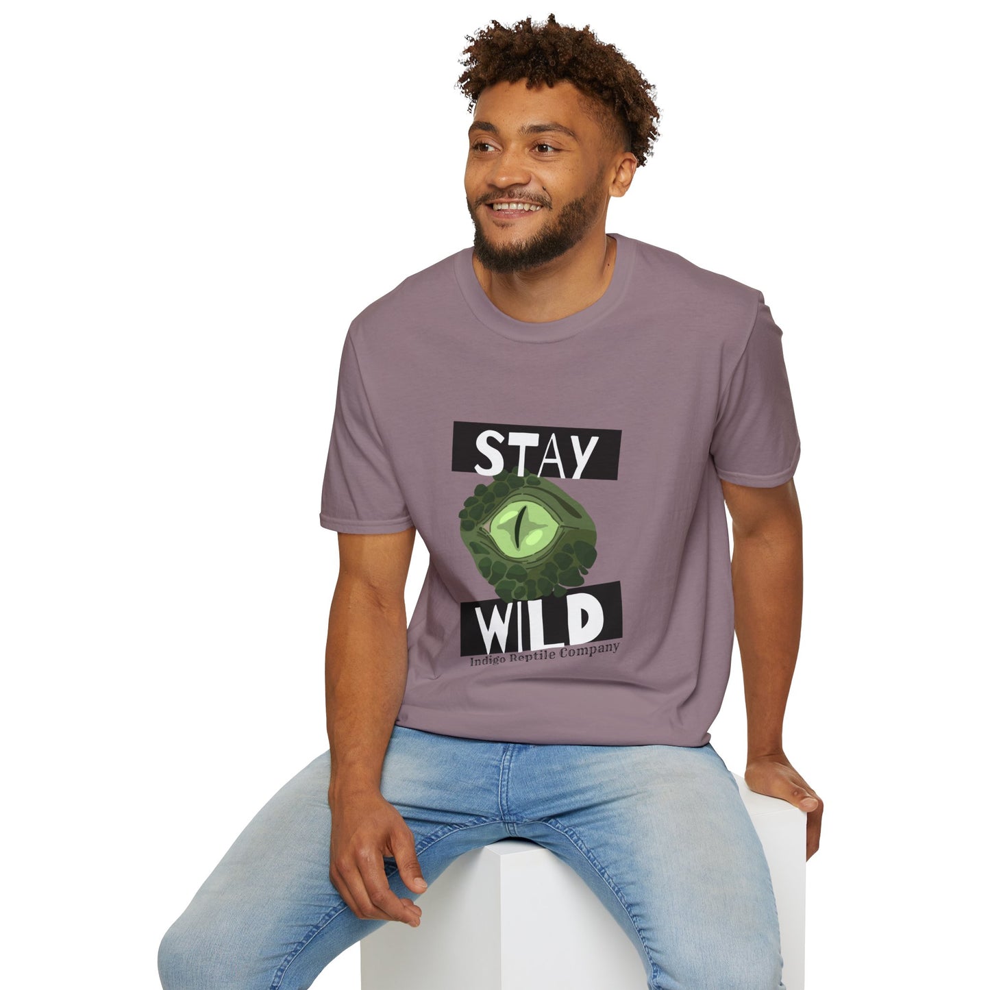 Adult - Unisex Tee - Stay Wild Reptile