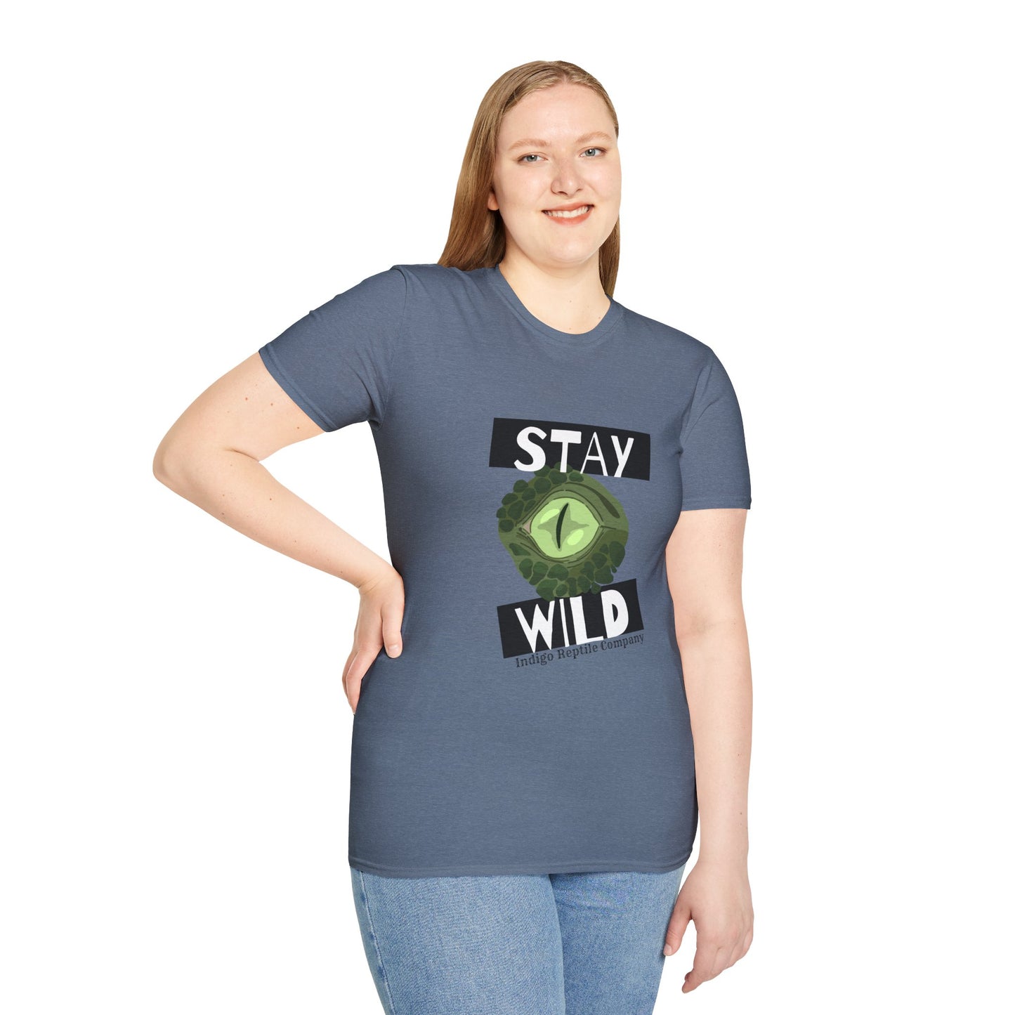 Adult - Unisex Tee - Stay Wild Reptile