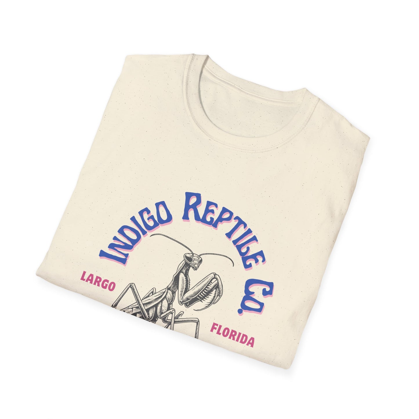 Unisex T-Shirt Indigo Reptile Co Stay Wild Praying Mantis Tee