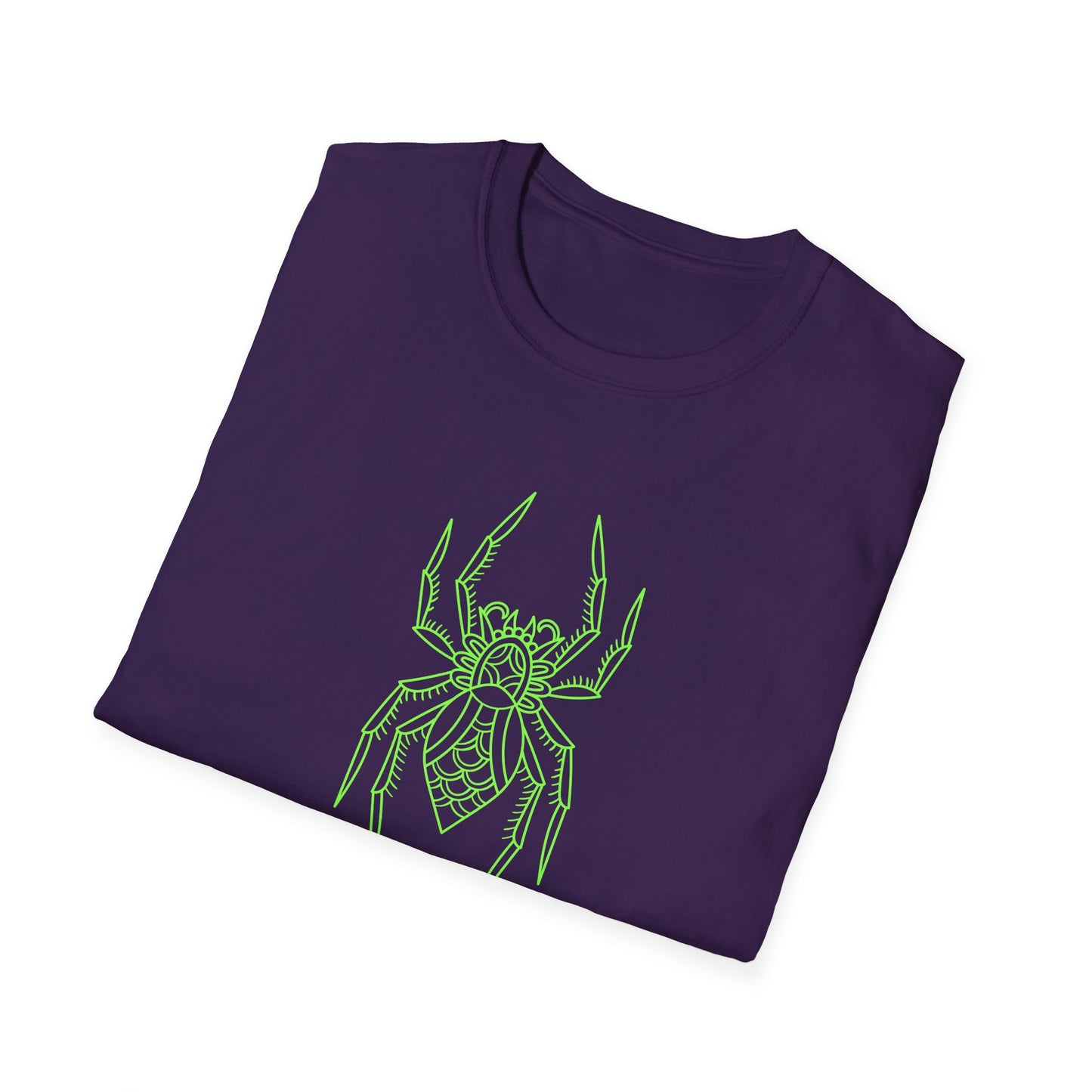 Adult - Unisex Tee - Green Tarantula